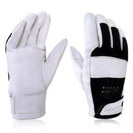 Intra-FIT TIG Welding Gloves, Premium Grain Goatskin, Spark-resistant Nomex Back, with Kevlar Stitching (1 Pair)