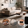 Zinkebol 10 PCS Black Round Rubber Chair Leg Caps Tips,