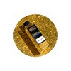 SPECIALIST PAINTS 1/2lb of Metal Flake Dark Gold - Large