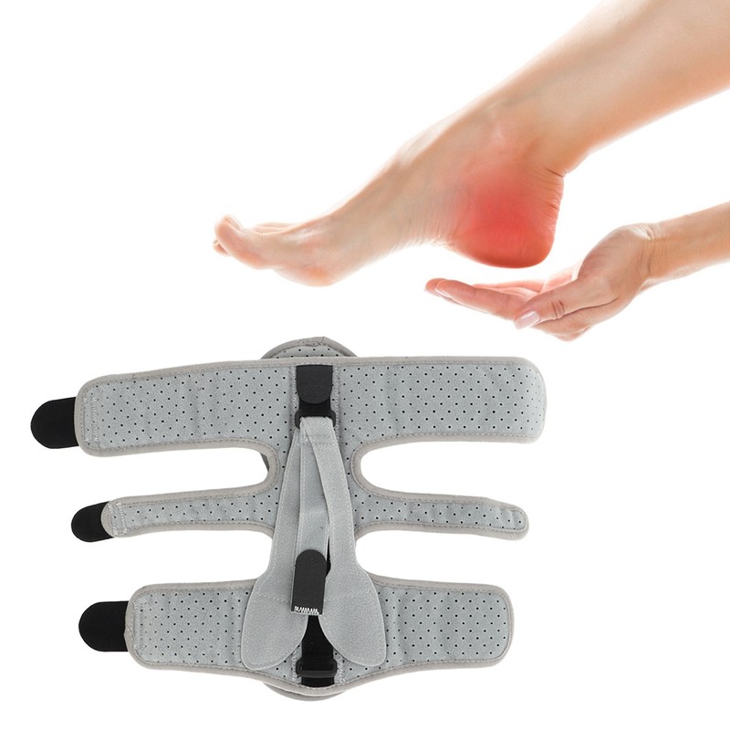 Foot Drop Support Brace Adjustable Plantar Fasciitis Night Splint for