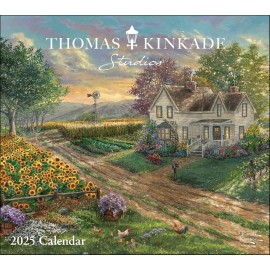 Thomas Kinkade Studios 2025 Deluxe Wall Calendar Wall by Thomas Kinkade