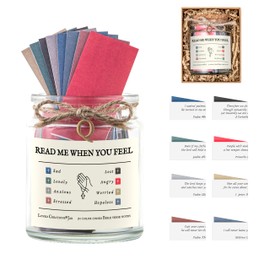 Bible Verse Jar, Initial Q Prayer Jar for Emotion and Feelings Christian Scripture Daily Bible Verse Gifts for Women, Spirit-lifiting Scriptural Study Supplies Men Christian Art Work for Family