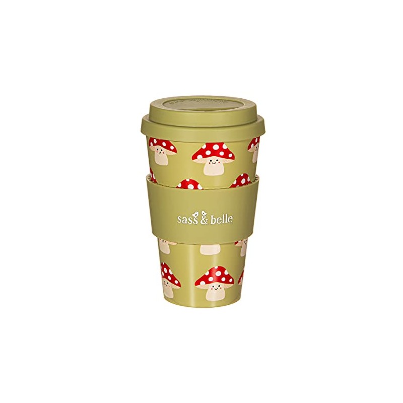 Sass & Belle Mushroom Travel Coffee Cup