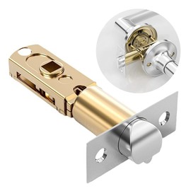 Mortice Latch 60/70mm Adjustable Passage Door Latch with Steel Panel Tubular Latch for Internal Doors Knob Lock Lever Door Handles