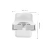 CIYODO 4pcs Wall Mount Mop and Broom Organizer No Punching