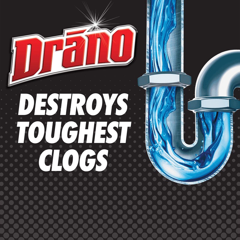 Drano Max Gel Clog Remover, 80 oz