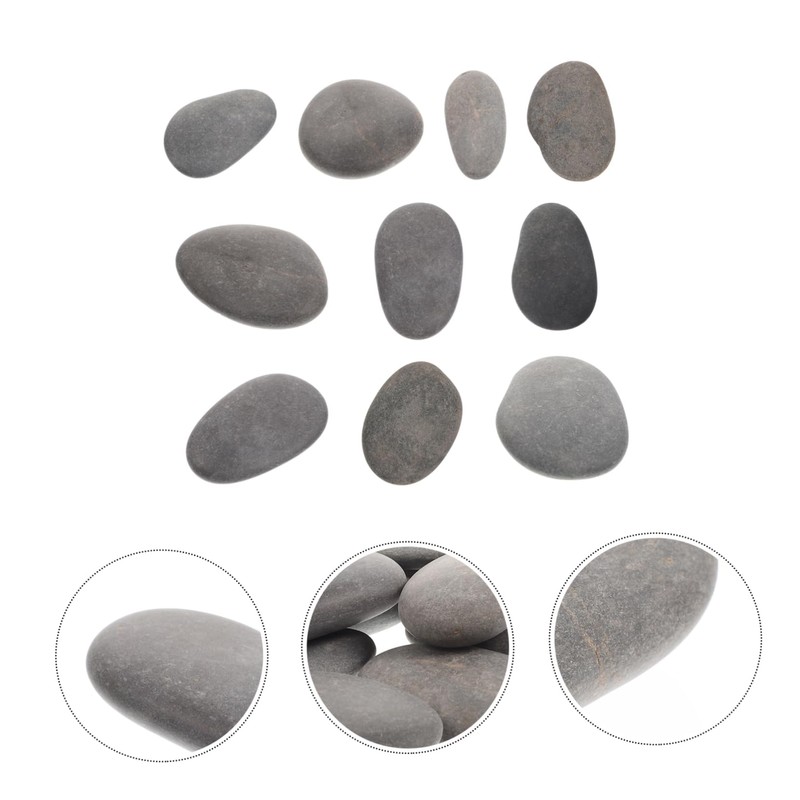 10Pcs DIY Painting Stones for Kids - Creative Flat Rocks