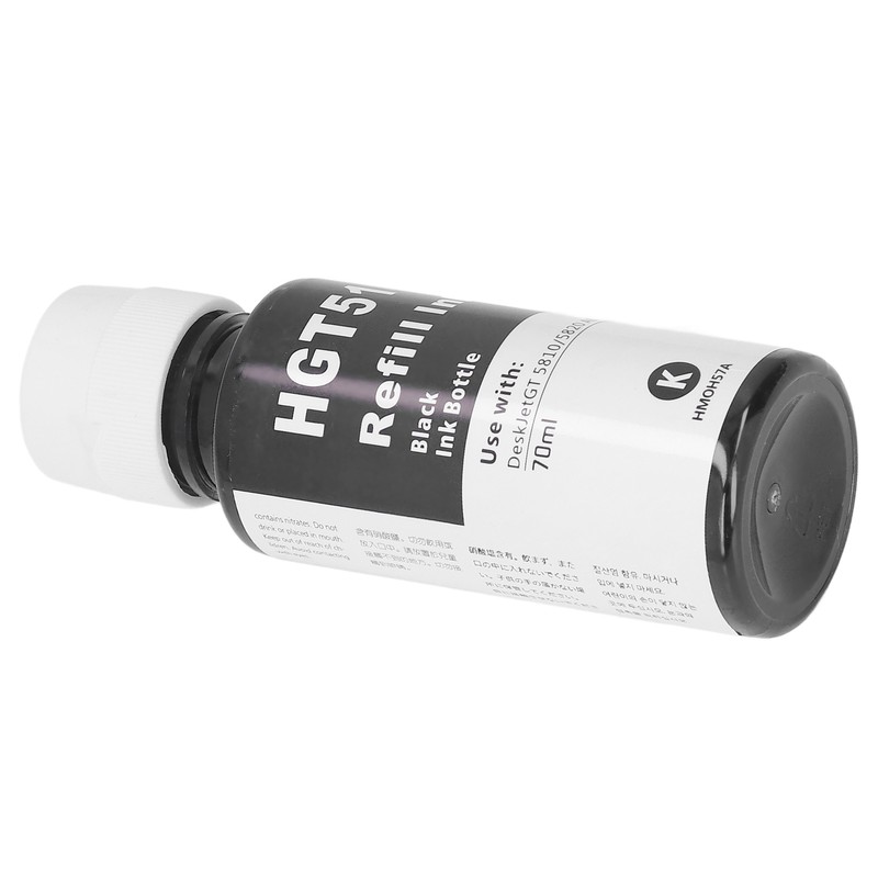 70ML Capacity Refill Ink Bottled Printing Ink Replacement for HP