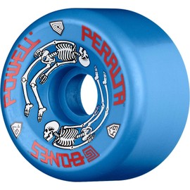 Powell Peralta G-Bones II 97a 64mm Blue Skateboard Wheels (Set of 4)