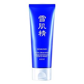 SEKKISEI Crema facial de lavado, limpiador facial hidratante y cremoso, fórmula de espuma suave que elimina las impurezas, las células muertas de la piel y el exceso de aceite para todo tipo de piel, 4.5 onzas