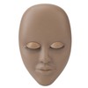 Lash Mannequin Head Reusable Soft Rubber 3D Effects Replaced Eyelids