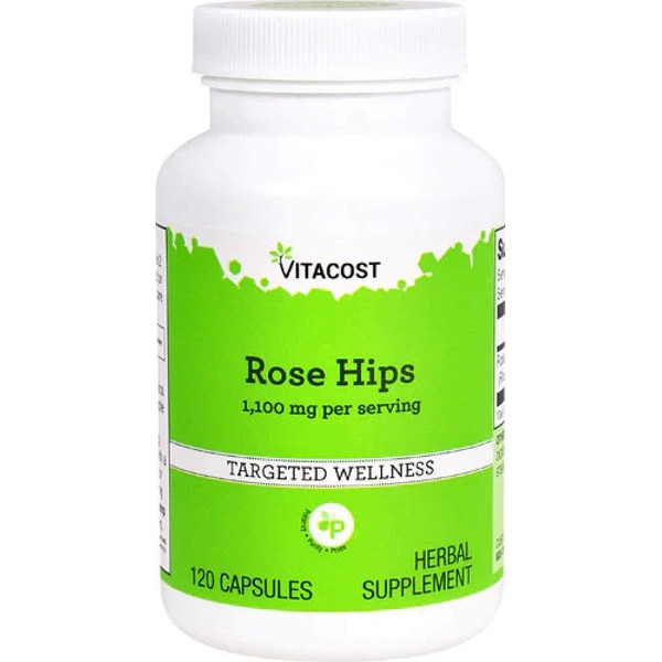Vitacost Rose Hips -- 1,100 mg per serving- 120 Capsules