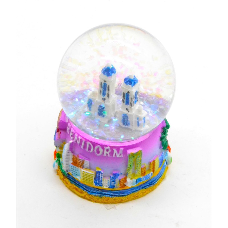 Benidorm. Snow Globe. Church of Spain, Flamenco and Sevillanas Spanish