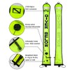 4ft Yellow Scuba Diving Open Bottom Surface Marker Buoy (SMB)