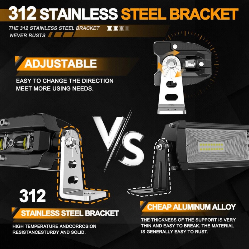 COLIGHT Curved 22nch 600W Slim Single Row Led Work Light