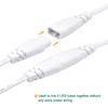 MECCANIXITY T5 LED Tube Extension Cable 2 Pin 30CM Male