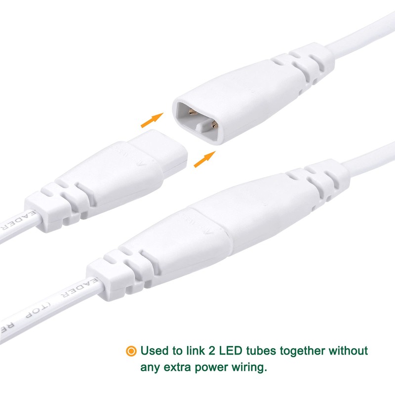 MECCANIXITY T5 LED Tube Extension Cable 2 Pin 30CM Male