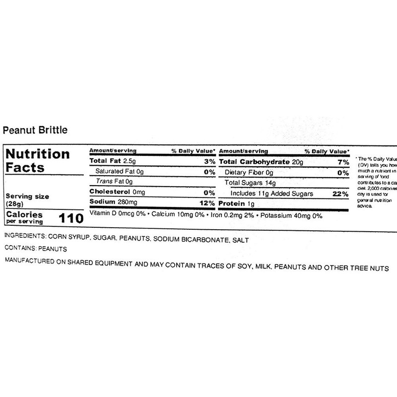 Peanut Brittle Candy | Old Fashioned - 95 Years Old