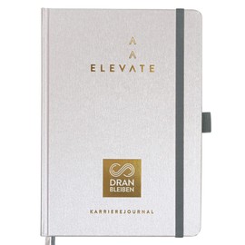 DRANBLEIBEN Elevate Career Journal - Success Journal for Systematic, Reflected and Mindful Professional Success, DIN A5 (Crystal)