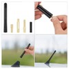 Dokpav Universal Car Antenna, Black Carbon Fiber Car Radio Antenna,