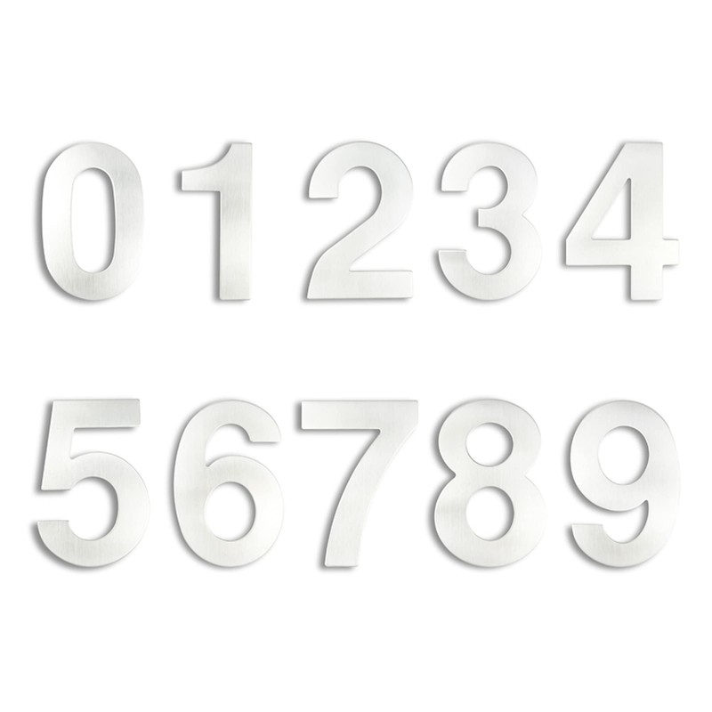 HASWARE 304 Stainless Steel Modern House Number Powder Coating Stylish