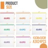 24pcs Mesh Zipper Pouch File Bags Puzzle Storage Bags, A3