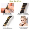 Tuefuzy 280 Pcs Gold Hair Jewelry Braid, Hair Accessory, Hair