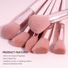 MAANGE 30 Pcs Professional Makeup Brushes with Case, Premium Synthetic