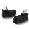 Posdou 1 Pair Right Left 90 Degree Angle Micro USB