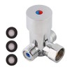 EBTOOLS G1/2 Hot Cold Water Mixing Valve Stop Faucet Handle