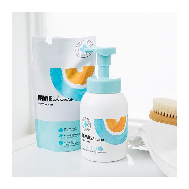 IFME Skin Care Body Soap, Foaming, Moisturizing, Baby Soap, Baby,