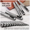 15pcs Leather Hole Punch Cutter, Leather Hole Punch Set, Leather