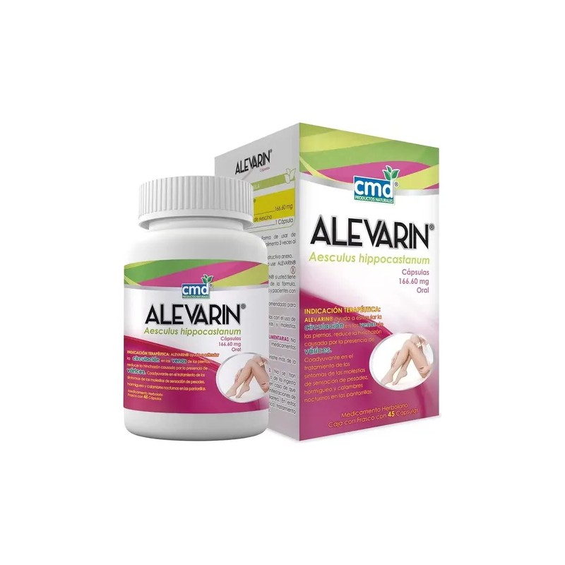 Alevarin 166 Mg C45 Caps Cmd Castaño De Indias