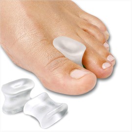 NatraCure Gel Toe Spacers - Helps with Bunions, Corns, Blisters, Rubbing & Overlapping Toes - Toe Separators for Women & Men to Correct Toes - 12 Pack