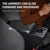 YJYWZH Car Armrest Storage Box for Honda Fit Jazz 2009-2013