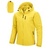 33,000ft Men's Packable Rain Jacket Lightweight Rain Shell Jacket with