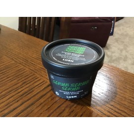 LUSH KITCHEN EXCLUSIVE SCRUB SCRUB SCRUB BODY SCRUB 4.5 OZ NEW