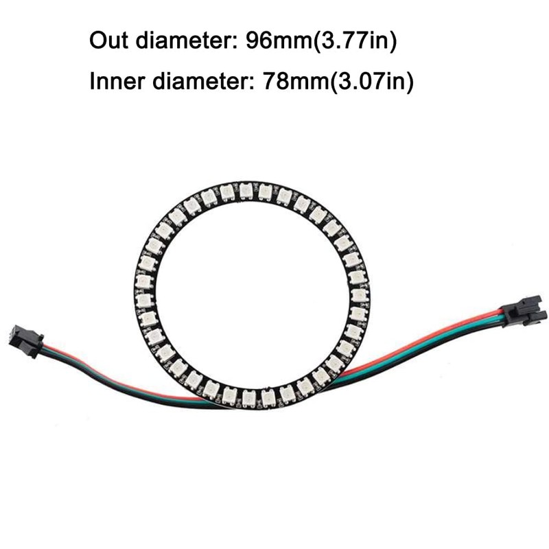 Sparkleiot WS2812B 35LEDs RGB LED Ring 5050 Full Color LED