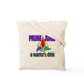 CafePress Worf Prune Juice Tote Bag Reusable Natural Beige Canvas Shopping Bag