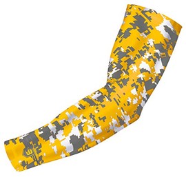 Bucwild Sports Compression Arm Sleeve - Youth & Adult Sizes - Baseball Football Basketball Sports (1 Arm Sleeve)