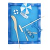 Mini Meditation Zen Garden Wooden Sand Table Decor Kit with