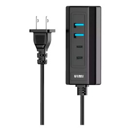 Multicargador Carga Rapida Con 2 Usb Y 2 Conector Tipo C