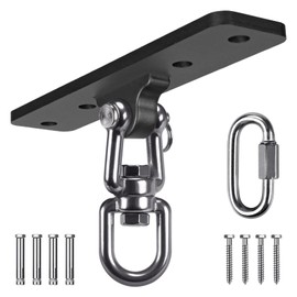 SELEWARE Punching Bag Hanger, 360° Swivel Heavy Bag Ceiling Mount