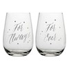 Creative Brands Slant Collections - Set of 2 Stemless Wine