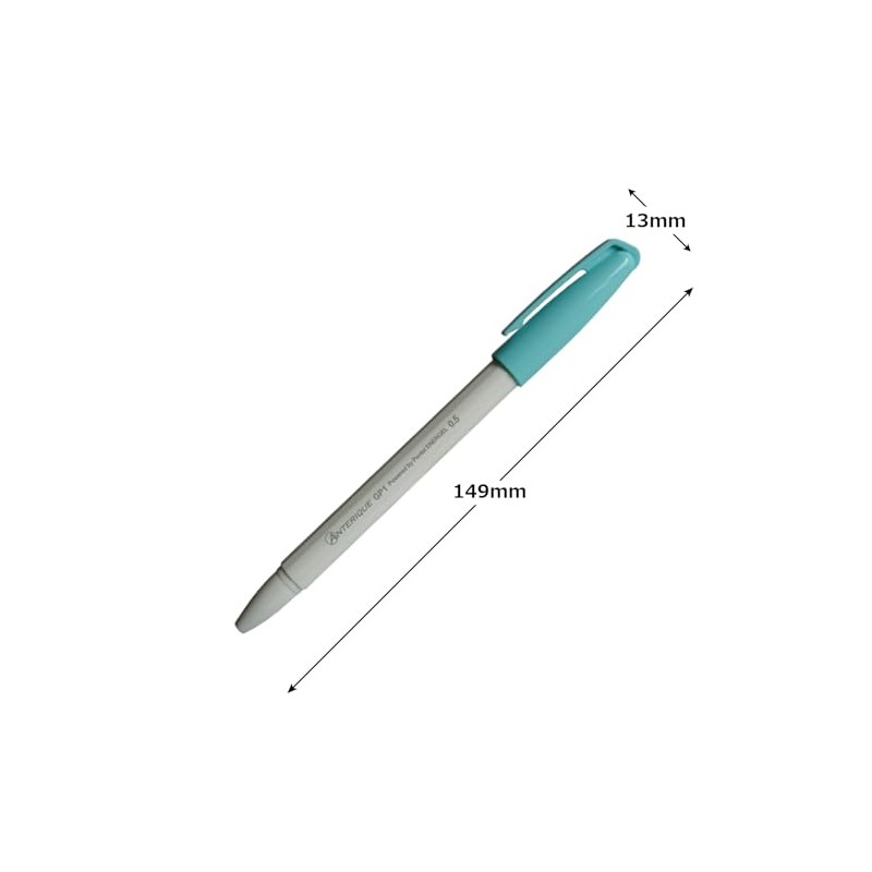 Antelic GP1-5MGSW Gel Ink Ballpoint Pen, 0.5mm, Mint Green x
