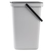 KADAX Waste Bin with Lid and Handle, Plastic Waste Bin,