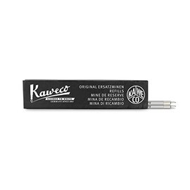 Kaweco D1 Ballpoint Pen Refills 0.5 mm Needle Point Black Pack of 2 I Ball Pen Refills for Kaweco Sport and Liliput Series I Pen Refills for Ballpoint Pens I Line Width: 0.5 mm (Needle)
