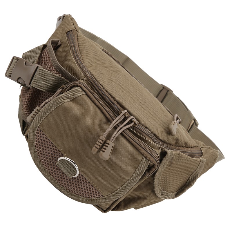 Fishing Bag Portable Polyester Storage Pack Bumbag Adjustable for Outdoor