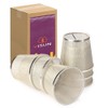 YISUN Crystal Chandelier Mini Lamp Shade 5.5-inch, Bell, Clip On,