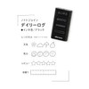 Shachihata Consolidated Stamp Nototo Join Daily Log Black PEL-JA2/H